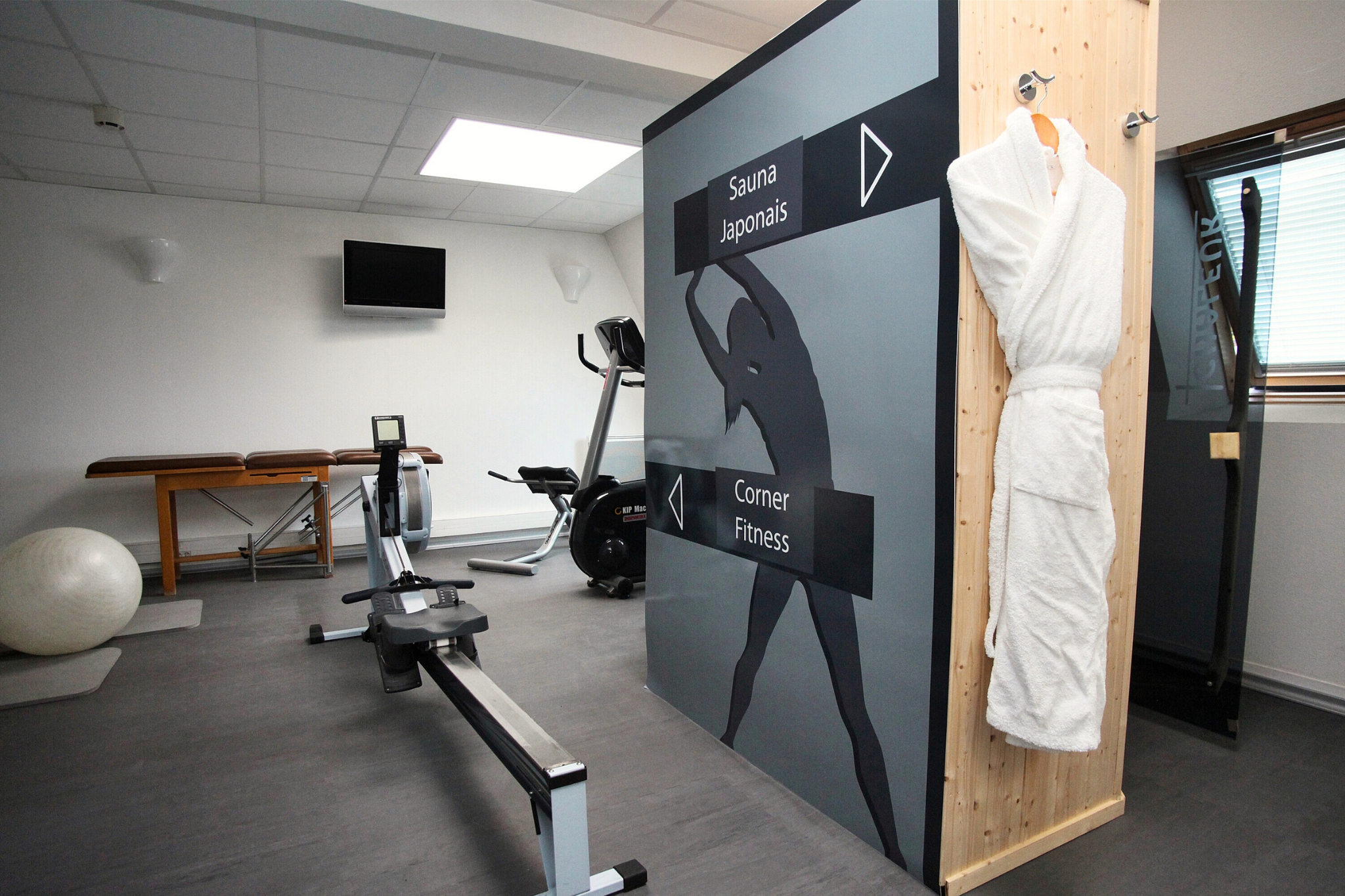 Espace fitness et sauna japonais